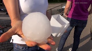 The Largest Hail In Europe [upl. by Shore]