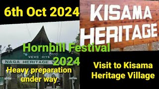 HORNBILL FESTIVAL 2024Gearing upA glimpse of what to comenagaland kohima hornbill trending [upl. by Purpura483]