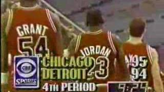 Pistons vs Bulls April 3rd 1988 8 [upl. by Laing]