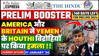 13 January 2024 Current Affairs  Today Hindu Newspaper  Daily Current Affairs  13 January 2024 [upl. by Armilla]