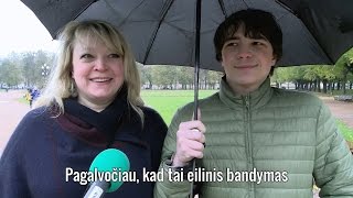 Apklausa ką darytumėte išgirdę pavojaus sireną [upl. by Anjali]