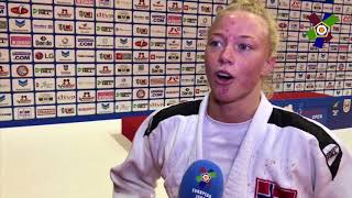 JudoBelgrade2017 Interview with Madelene RUBINSTEIN 🇳🇴 [upl. by Ainessej801]