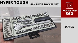 Hyper tough 40 piece socket set [upl. by Charla]