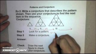 21 Inductive Reasoning and Conjecture [upl. by Jerrold]