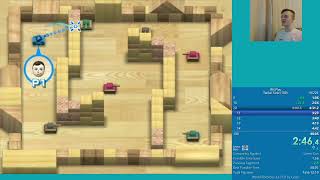 WR Wii Play  Tanks Solo 20 Speedrun in 638 [upl. by Aihsetal]