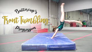 Front Tumbling Progression [upl. by Adnwahs399]