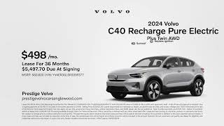 Volvo C40 Recharge Pure Electric 09192024 4324560 [upl. by Otilesoj]