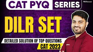 CAT DILR  CAT 2023 Paper Solution 🎯 CAT Previous Year Paper Solution  CAT DILR PYQ Solution [upl. by Arikihs]