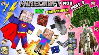 EVIL CHASE ATTACKS MO CREATURES MOD Showcase 3 ISLAND of FORBIDDYNESS Bye Bye FGTEEV Minecraft [upl. by Leelah]