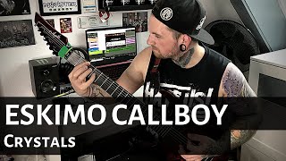 😎 Electric Callboy  Crystals GUITAR COVER 2020 Left handed [upl. by Rafe274]