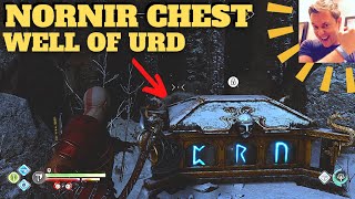 God of War Ragnarok  Nornir Chest Well of Urd Shores of Nine word of fate Midgard [upl. by Hsotnas]