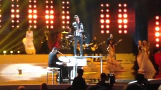 Brendon Urie Aerosmith cover quotDream onquot live Miss Universe [upl. by Ahsitauq]