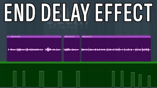 Fl Studio Tip  How To Do End Delay Effects On Your Vocals [upl. by Gader]