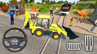 JCB 3DX BACKHOE LOADER AND TRACTOR DRIVING LIVE STREAM [upl. by Ponce]