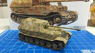 Building the Tamiya 135 Elefant with zimmerit [upl. by Faunie]