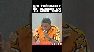 NKalala Omotunde explique que loi 30avril 1849 permet dedommager colons esclavage antilles [upl. by Henry577]