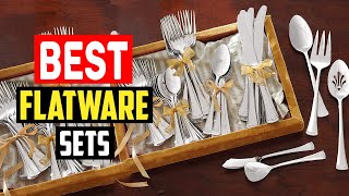 ✅Top 5 Best Flatware and Silverware Sets in 2023 [upl. by Alana]