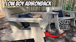 The BEST Adirondack Chair for BEGINNERS  woodworking how to [upl. by Irrac724]