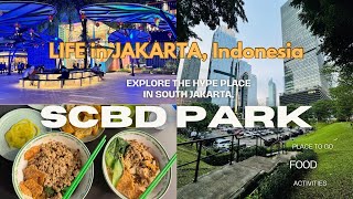 A park within the city Explore SBCD Park Jakarta  The MOST EXPENSIVE LAND of Jakarta Indonesia [upl. by Neural]