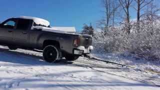 Chevy Dually Pulls Petries Van Out of Ditch [upl. by Dellora216]