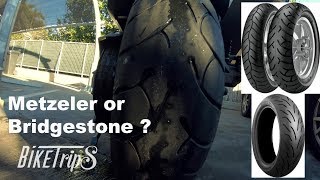 Kymco AK550 Tyre Choice Metzeler Vs Bridgestone [upl. by Ardaed]