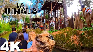 La Jungla OnRide 4K POV  Parque de Atracciones de Madrd [upl. by Ellocin]