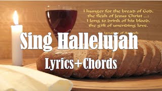 Sing Hallelujah to the Lord w lyrics amp chords Holy Mass Entrance song [upl. by Rajewski]