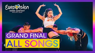 Eurovision 2024 RECAP of all Songs Grand Final [upl. by Salas]