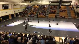 MalverneHSWinter Guard Championship Performance 2016 [upl. by Ellened562]