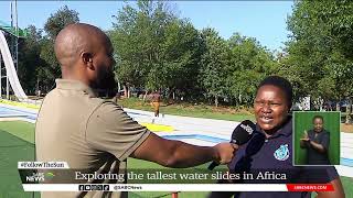 Follow The Sun  Exploring the tallest water slide in Muldersdrift [upl. by Ettedranreb]