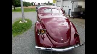 Driving a 1937 LincolnZephyr coupe Part 1 [upl. by Kempe]