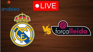 🔴 Live Real Madrid vs Forca Lleida  Live Play By Play Scoreboard [upl. by Enneirdna450]