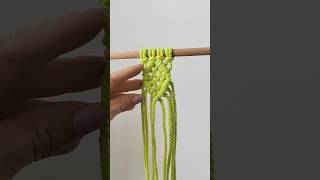 Makramé gyémánt minta keresztezéssel  macrame diamomd pattern macrametutorial [upl. by Lamont]