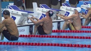 Swimming Mens 100m Backstroke Semifinals Replay  London 2012 Olympic Games [upl. by Nirret]