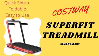 UNBOXING SuperFit Treadmill easysetup fitness homeworkout [upl. by Lina]