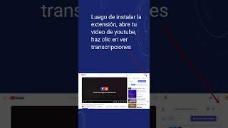 Extension de Chrome para resumir videos de youtube y pdf [upl. by Ciredor]