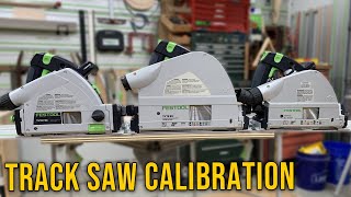 Festool Track Saw Calibration Tip [upl. by Ecart]