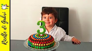 TORTA di COMPLEANNO al CIOCCOLATO per BAMBINI  Birthday Chocolate Cake easy recipe  Gabri [upl. by Anyehs]