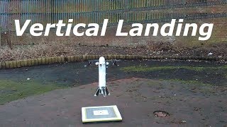 Landing a Rocket  Testing the New Landing Gear of my Rocket Drone Outdoor SpaceX Falcon 9 Style [upl. by Cai]