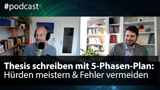 Abschlussarbeiten mit 5PhasenStrategie planen amp Blockaden lösen  mit ThesisCoach Manuel Kröger [upl. by Conrade524]