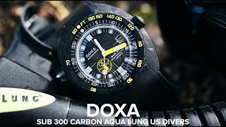 The DOXA SUB 300 Carbon Aqua Lung US Divers that should have won the GPHG [upl. by Edlihtam]