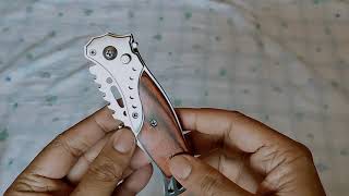 FOLDING PUSH BUTTON LOCK KNIFE from flipkart [upl. by Aneryc]