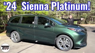 2024 Toyota Sienna Platinum is the Ultimate Family Ride [upl. by Ahseined]