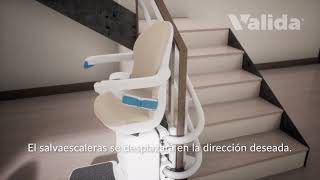 SOCIUS silla salvaescaleras para tramos curvos en Valida [upl. by Reba849]