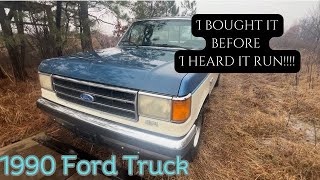 NEW 1990 Ford I bought it before I heard it run [upl. by Ayvid]