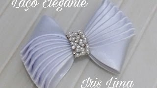 Laço De Fita Cetim  Laço Elegante  🎀 DIY🎀 PAP 🎀 TUTORIAL 🎀 [upl. by Nnodnarb]