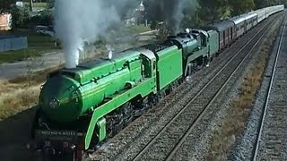 Mainline Steam Train  Farewell Millennium Aurora  Easter 2000 [upl. by Orvah]