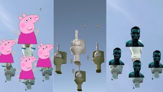 Peppa Pig VS Otamatone vs Cristiano Ronaldo Skibidi toilet Battle Part 8 [upl. by Puiia]