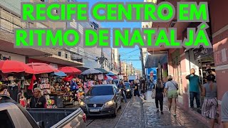 PROMOÇÃO DE ÁRVORES DE NATAL NAS LOJAS DO CENTRO DO RECIFE PERNAMBUCO [upl. by Nylarej]