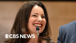 Fran Drescher SAGAFTRA leaders unpack tentative deal with Hollywood studios  full video [upl. by Tedda6]